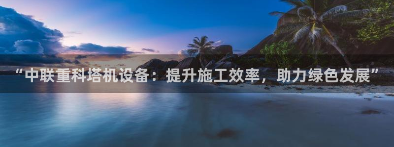 辉达娱乐己75505：“中联重科塔机设备：提升施工效率，助力