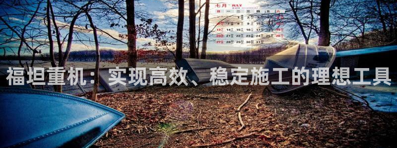 辉达娱乐电子：福坦重机：实现高效、稳定施工的理想工具