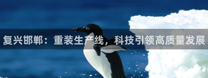 辉达娱乐排列三：复兴邯郸：重装生产线，科技引领高质量发展