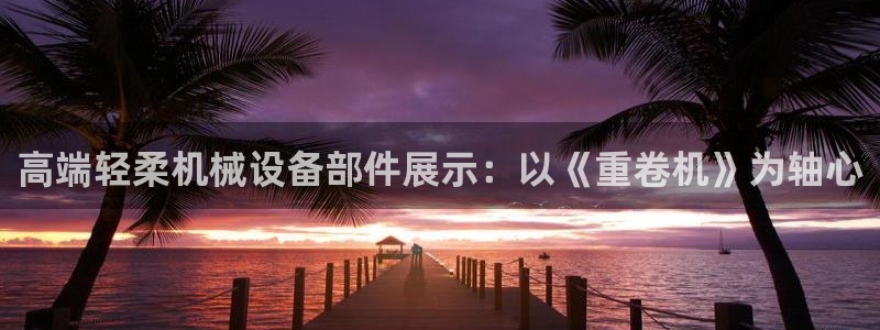信誉辉达娱乐官方网址：高端轻柔机械设备部件展示：以《重卷机》