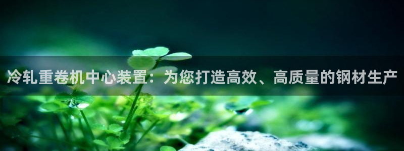 代理辉达娱乐官方网址：冷轧重卷机中心装置：为您打造高效、高质