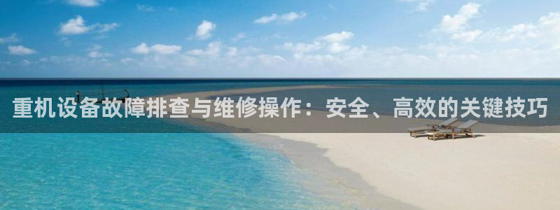 辉达娱乐最新版本更新内容：重机设备故障排查与维修操作：安全、