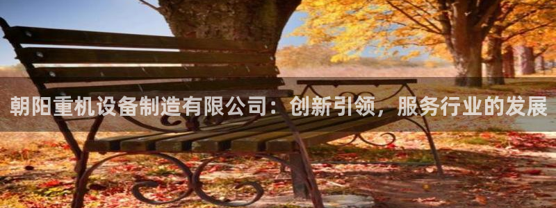 辉达娱乐新疆时时彩：朝阳重机设备制造有限公司：创新引领，服务