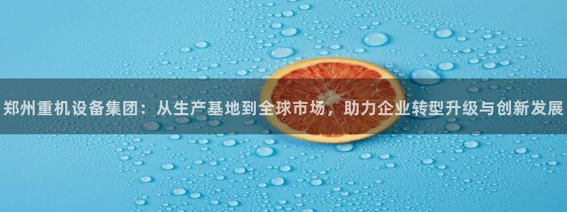 辉达官网登录入口入口：郑州重机设备集团：从生产基地到全球市场