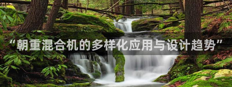 代理辉达娱乐开户注册：“朝重混合机的多样化应用与设计趋势”