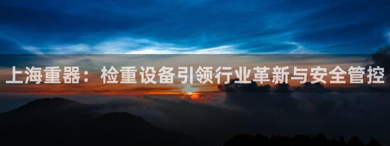 辉达娱乐丿75505：上海重器：检重设备引领行业革新与安全管