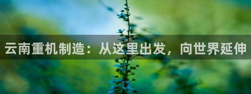 辉达娱乐多少年：云南重机制造：从这里出发，向世界延伸